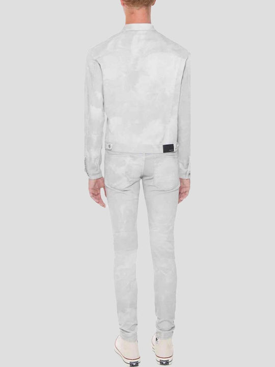 Ανδρικό Παντελόνι Τζιν White