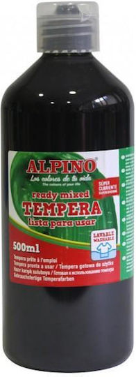 Alpino Waschbare Temperafarben 500ml Alpino Schwarze