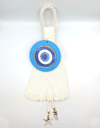 Grekas Handmade Hanging Home Lucky Charm Light Blue 33cm Grekas Handmade Hanging Home Lucky Charm Light Blue 33cm