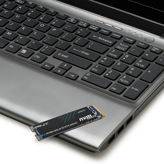 PNY CS2241 SSD 500GB M.2 Type with PCI Express 4.0 Connection M280CS2241-500-RB