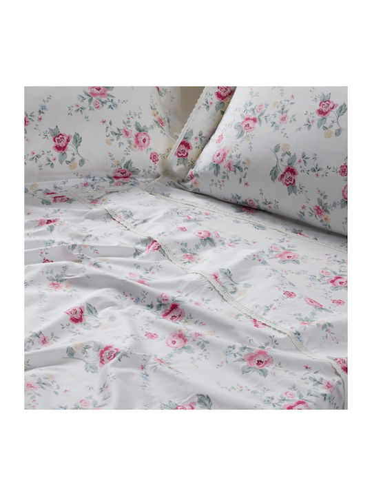 Das Home 1718 Coverlet Super King Cotton Satin Multicolour 230x240cm