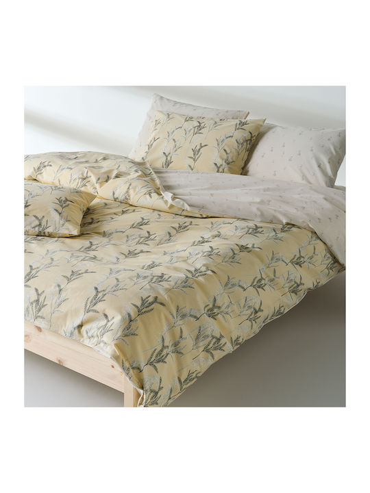 Kentia Luma Coverlets Super King Cotton Yellow 220x240cm