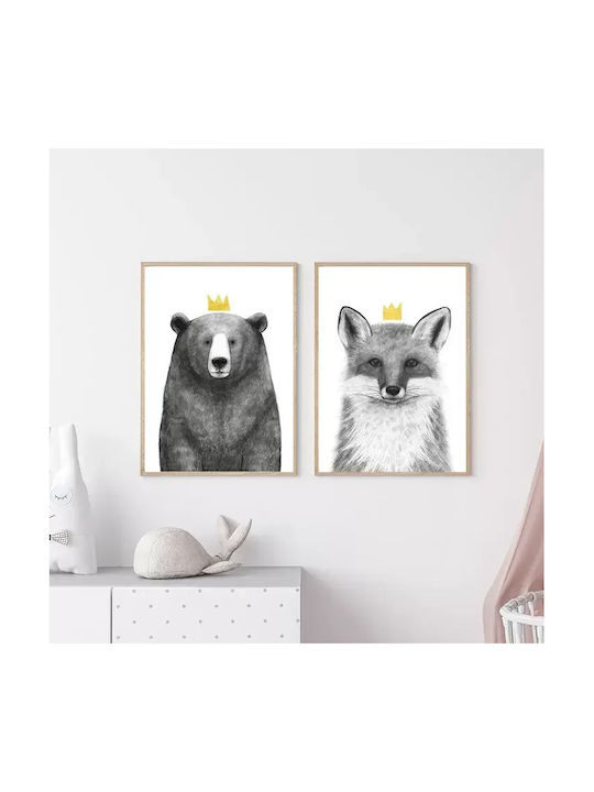 Cadru Pentru Copii Queen Bear 40x50 cm