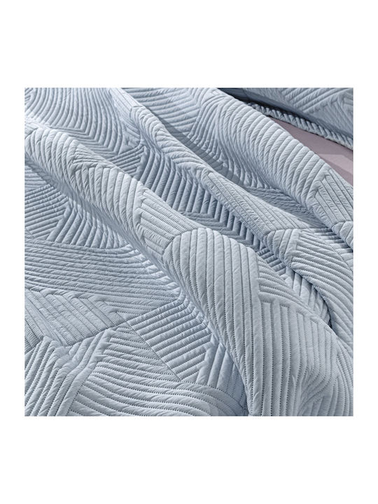 Guy Laroche Ziana Tagesdecken Hälbige Microfiber Denim 180x240cm 2Stücke