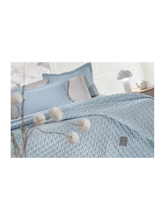 Guy Laroche Arden Set Coverlet Semi-Double Microfiber Denim 180x240cm 2pcs