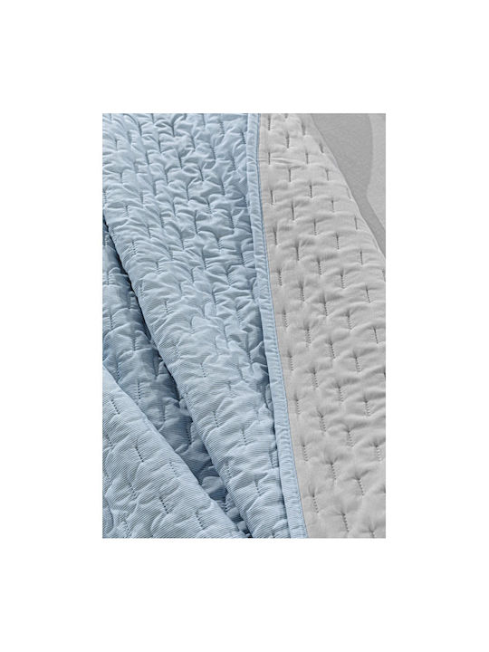 Guy Laroche Arden Set Coverlet Semi-Double Microfiber Denim 180x240cm 2pcs