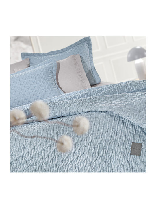Guy Laroche Arden Set Coverlet Semi-Double Microfiber Denim 180x240cm 2pcs