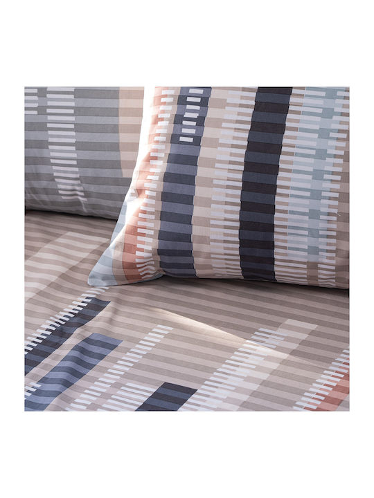 Beauty Home Moments Αrt 12572 Σετ Κουβερλί Μονό Μπεζ 160x230cm 2τμχ