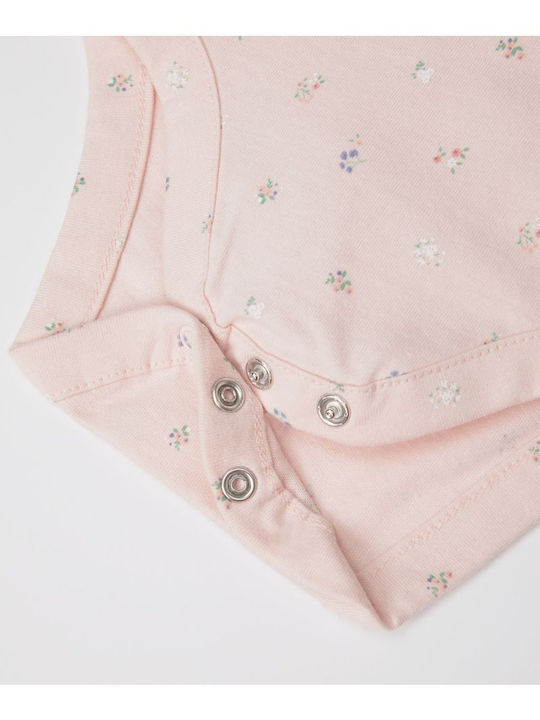 Mädchenkleid Blumen Rosa