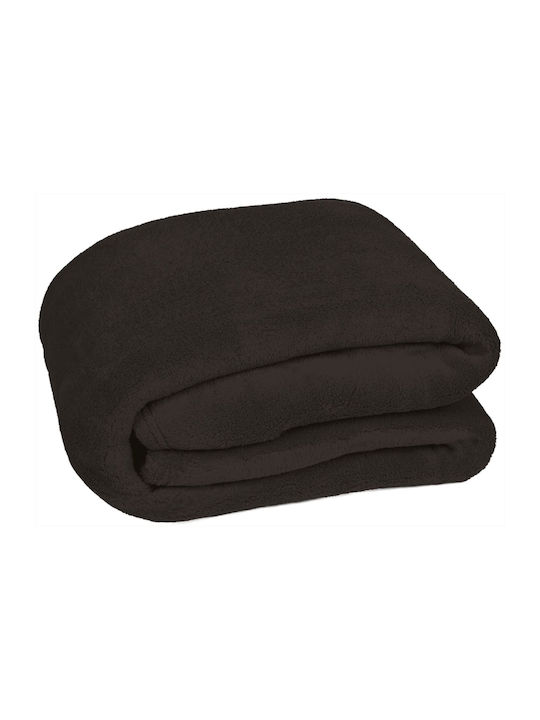 Valento Couch Κουβέρτα Ημίδιπλη 190x120εκ. Black