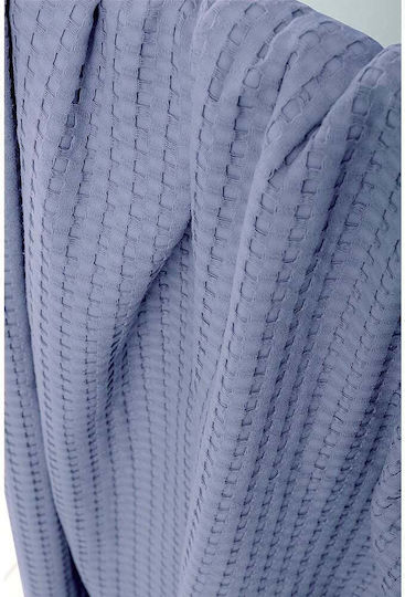 Nima Habit Piqué Decke Übergröße 220x240cm Blau