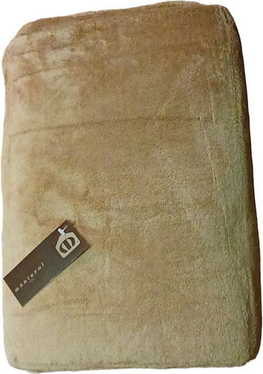 Manterol Casa Chic Colour Blanket Spain Fleece Double 230x230cm Orange