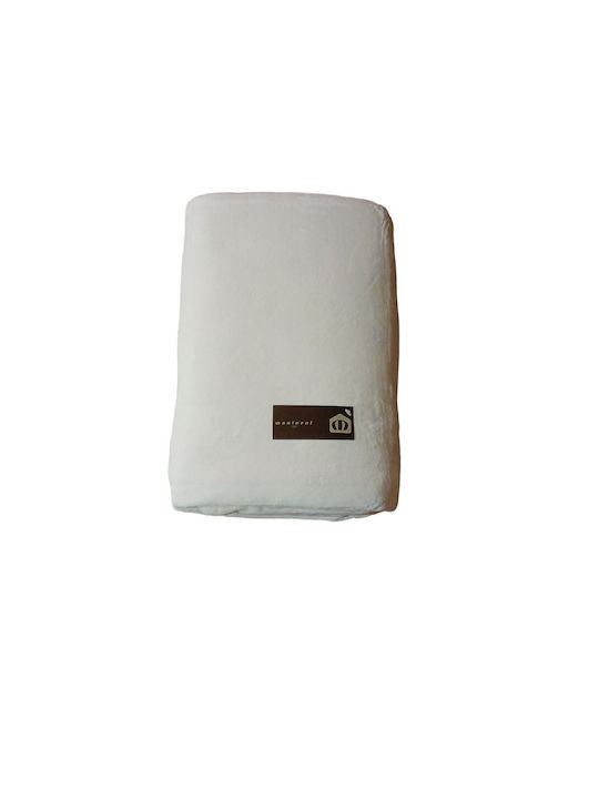 Manterol Casa Chic Colour Κουβέρτα Ισπανίας Fleece Υπέρδιπλη 230x230εκ. Πορτοκαλί