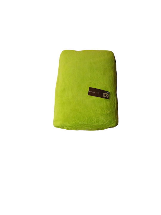 Manterol Casa Chic Colour Κουβέρτα Ισπανίας Fleece Υπέρδιπλη 230x230εκ. Πορτοκαλί