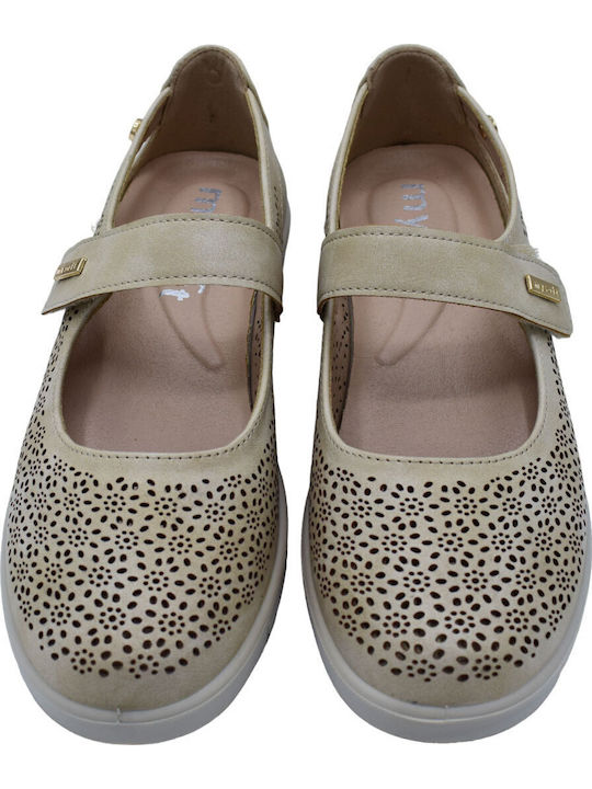 Women's Ballerina Shoes In Brown Colour