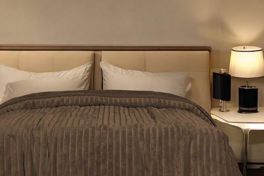 Linea Home Μονή 160x220εκ. Μόκα