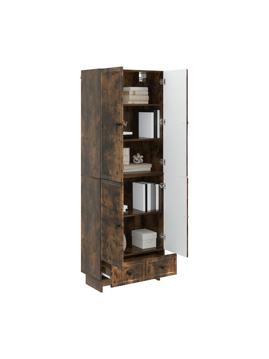 Bücherregale Rauchholz Eiche (2Stücke) 66x34.5x95cm