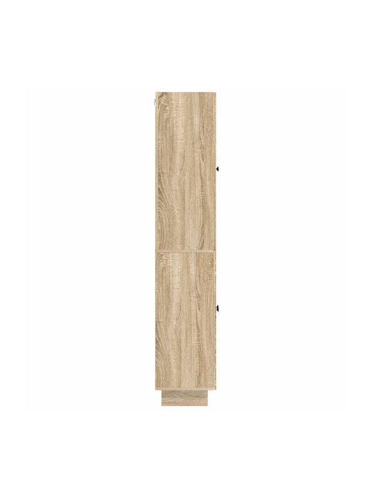 Γωνιακές Βιβλιοθήκες Δρυς (2τμχ) 66x34.5x90εκ.