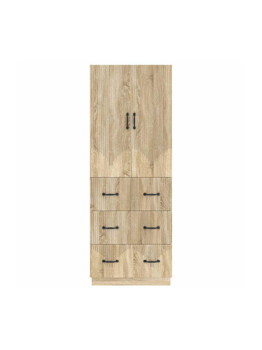 Βιβλιοθήκες Δρυς (2τμχ) 66x34.5x87εκ.