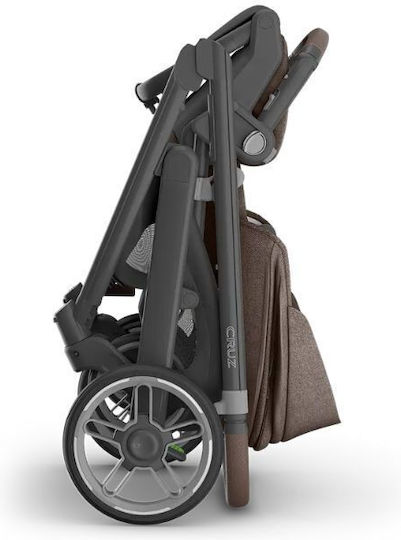 UPPAbaby Cruz V3 Reversible Baby Stroller Suitable for Newborn Mocha Melange 12kg