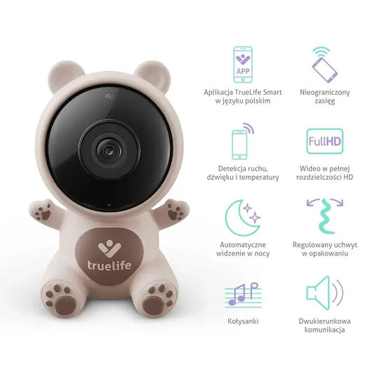 TrueLife Baby Monitor with Two-Way Audio & Lullabies