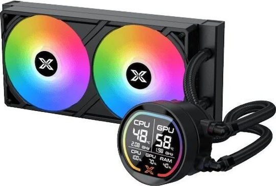 Xigmatek Lk Pro 240 Digital Υδρόψυξη AIO CPU με 2 Ανεμιστήρες 120mm και RGB Φωτισμό