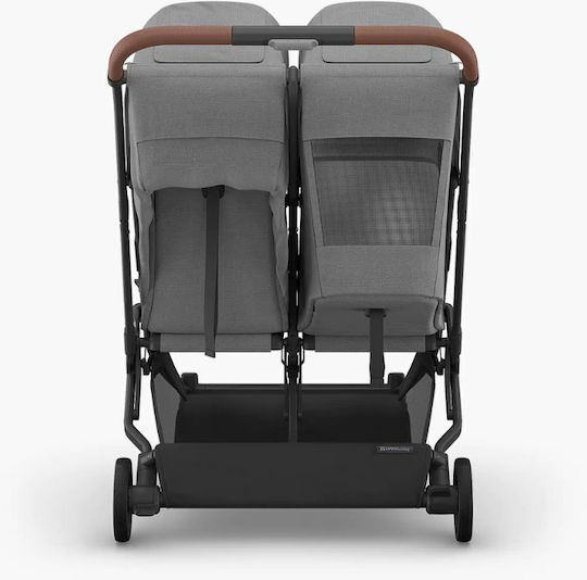 UPPAbaby Minu Duo Double Stroller Suitable for Newborn Charcoal Melange