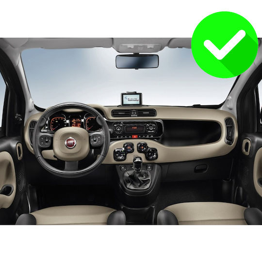 Carmedia Sistem Audio Auto pentru Fiat Panda 2012-2021 (Bluetooth/USB/WiFi/GPS/Apple-Carplay/Android-Auto) cu Ecran Tactil 7"