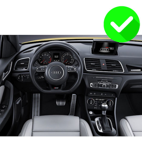 Carmedia Ηχοσύστημα Αυτοκινήτου για Audi Q3 2013-2018 (Bluetooth/USB/WiFi/GPS/Apple-Carplay/Android-Auto) με Οθόνη Αφής 10.33"