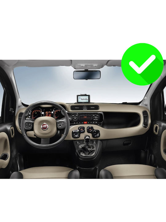 Carmedia Ηχοσύστημα Αυτοκινήτου για Fiat Panda 2012-2021 (Bluetooth/USB/WiFi/GPS/Apple-Carplay/Android-Auto) με Οθόνη Αφής 7"