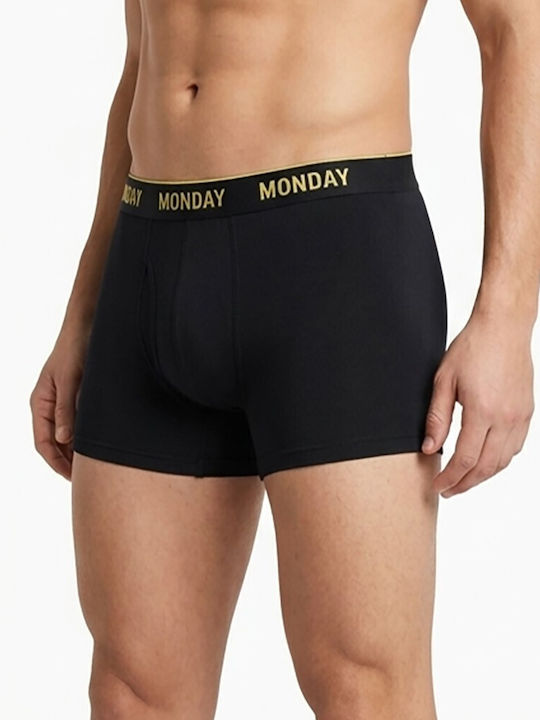 Herren Boxershorts Schwarz 7er Pack