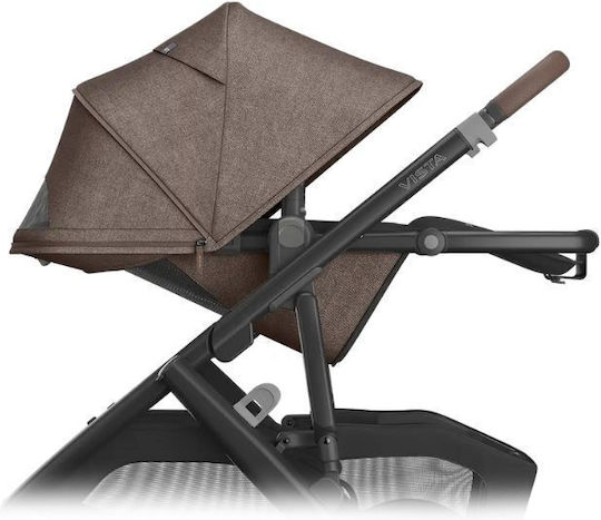 UPPAbaby Vista V3 Reversible 2 in 1 Baby Stroller Suitable for Newborn Mocha Melange