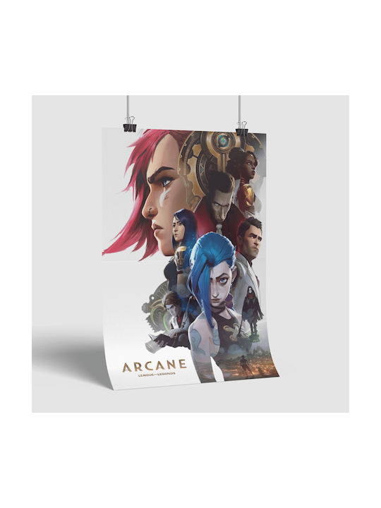 Gaming Poster Arcane League Legends Gm1118 40cm X 50cm