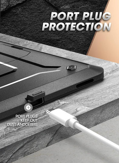 Supcase Unicorn Beetle Pro Flip Cover Μαύρη (Galaxy Tab S9, S9 FE, S10 FE, S10 Lite)