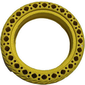 Solid Anti-slip Rubber Tire 8.5x2" Electric Scooters Yellow