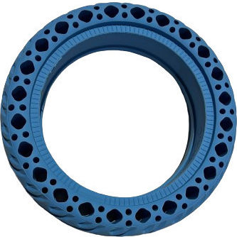 8.5x2" Solid Non-slip Rubber Tire Electric Scooters Blue