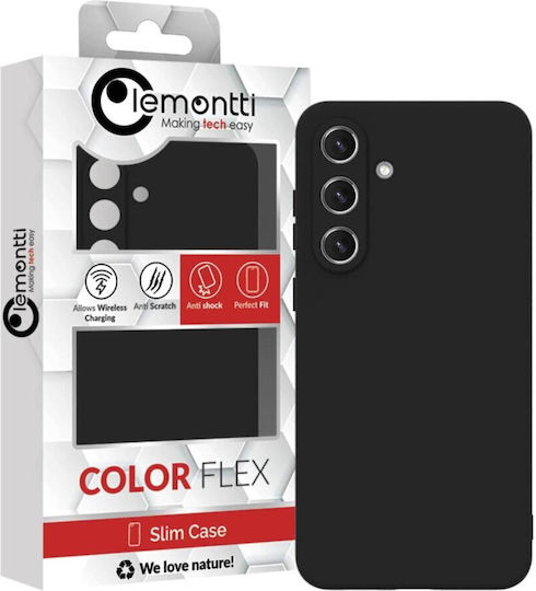 Lemontti Soft Slim Back Protective Case Lemhsgs25fen Silicone Samsung Galaxy S25 Fe Black