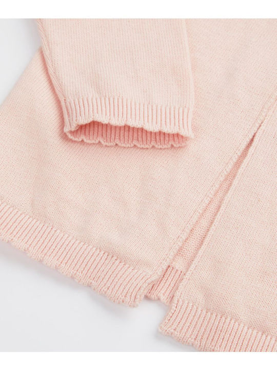 Kids Knitted Pink Cardigan