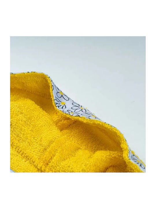 On Line Kids Hooded Bathrobe yellow