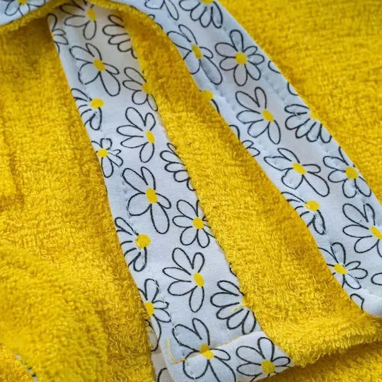 On Line Kids Hooded Bathrobe yellow