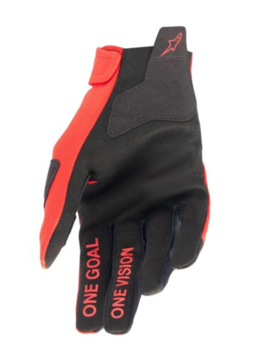 Alpinestars Radar Ανδρικά Γάντια Μotocross Κόκκινα