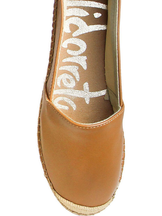 Fabric Women's Espadrilles In Tabac Brown Color