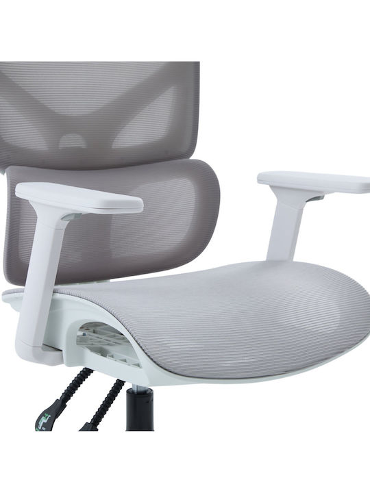 Freebox Office Chair with Recline and Adjustable Arms White