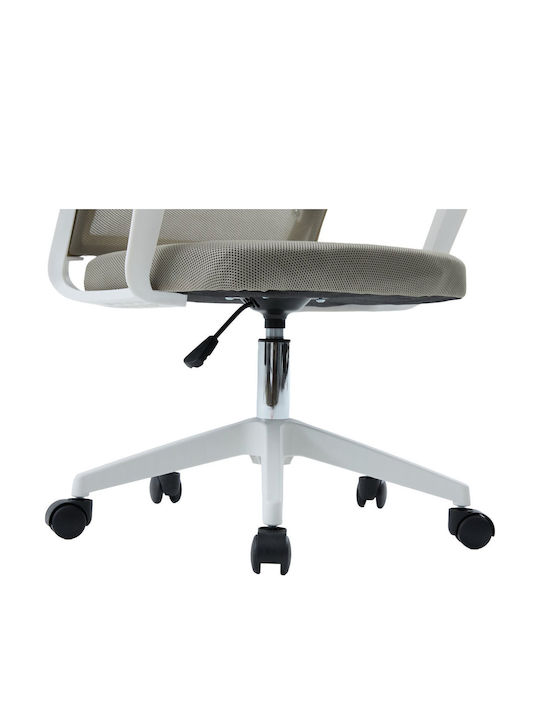 Freebox Office Chair with Adjustable Arms White