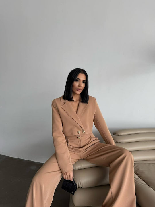 Pantaloni Dama Kaki Costum