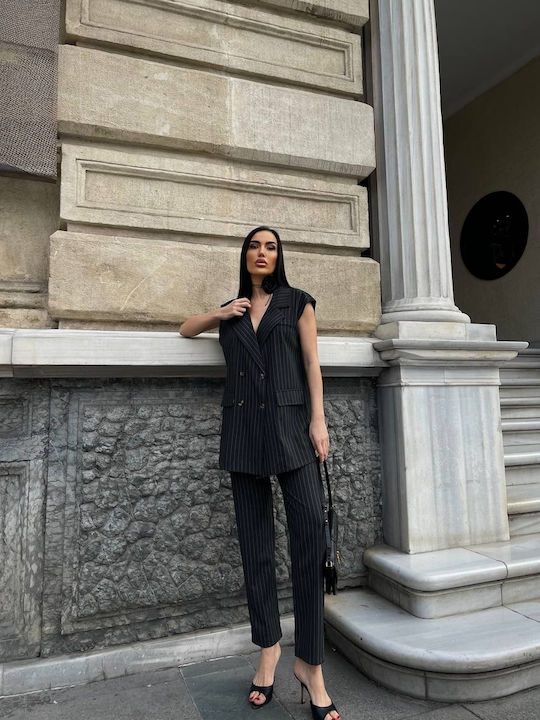 Pantaloni Dama Negru Costum