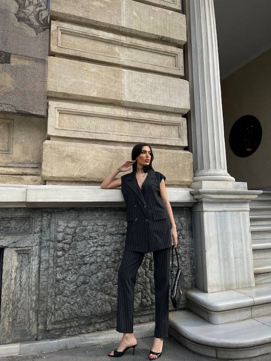 Pantaloni Dama Negru Costum