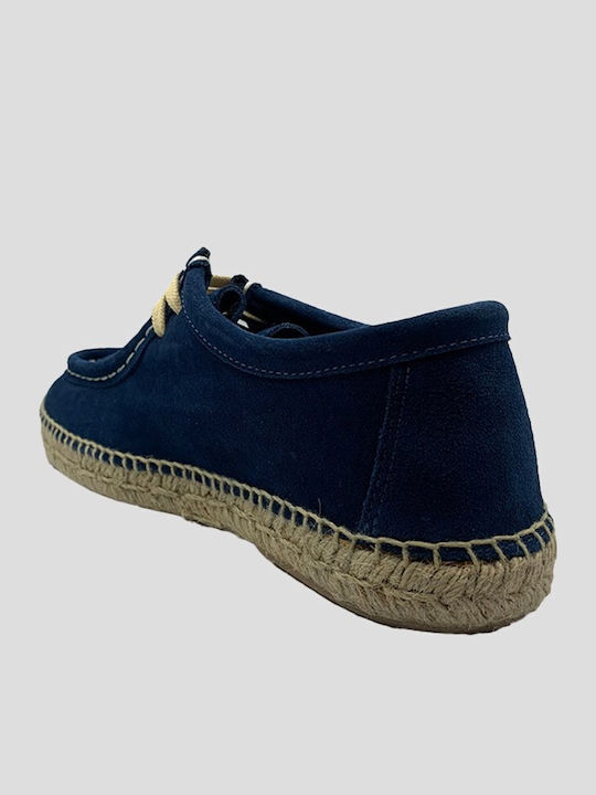 Δερμάτινα Ανδρικά Loafers σε Μπλε Χρώμα