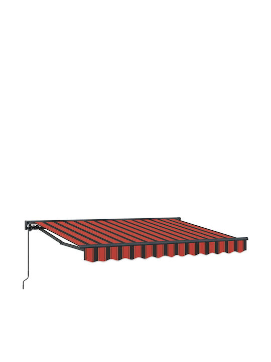 vidaXL Terrace Tent with Orange LEDs x