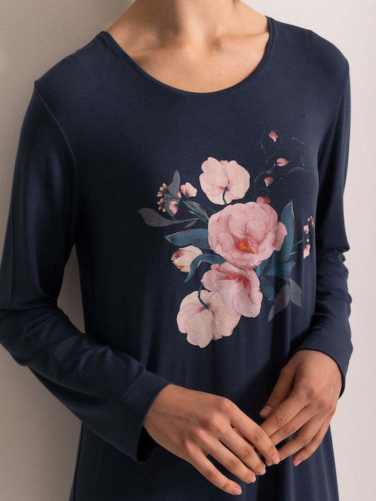 Sofiaman Sofiaman Sommer Damen Nachthemd Flora